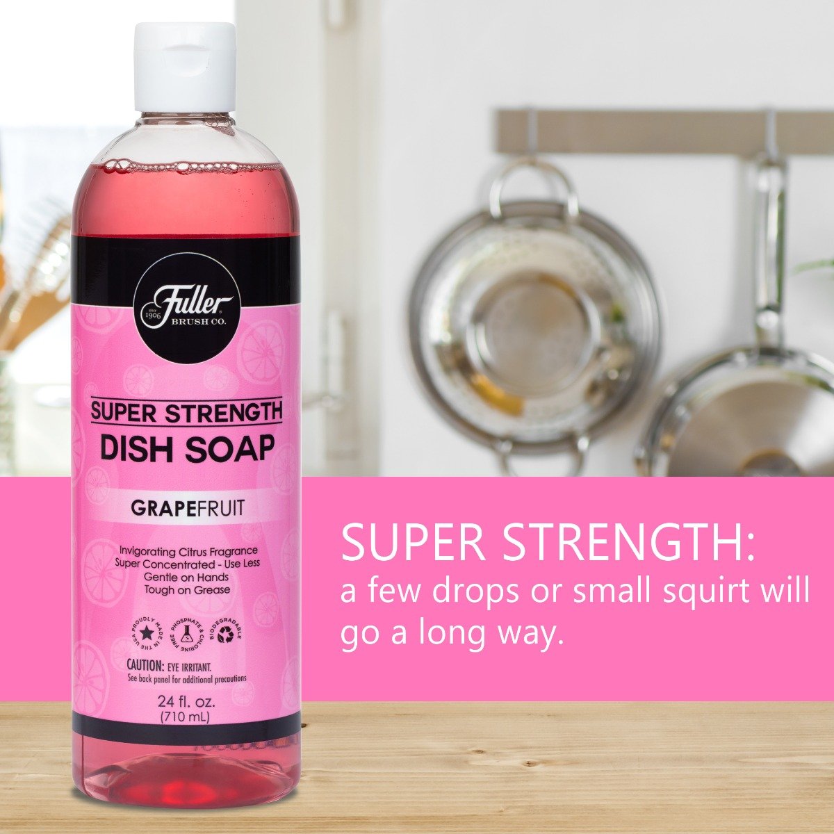 Dish Soap Super Strength – Inviting Grapefruit Scent-Cleaning Agents-Fuller Brush Company