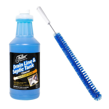 Drain Line & Septic Tank Cleaner + Drain Cleaner Brush-Cleaning Agents-Fuller Brush Company