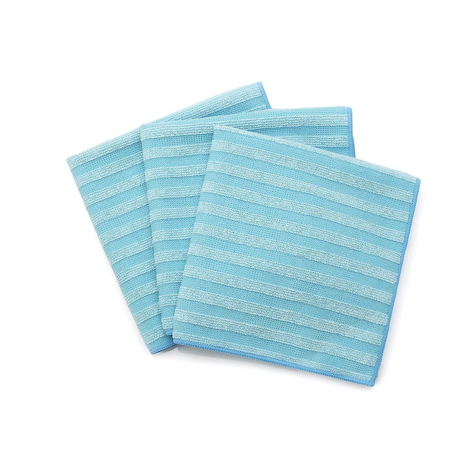 Dish Soap Super Strength Blue River + Dual Action Microfiber Cleaning Cloths (Pack of 3)