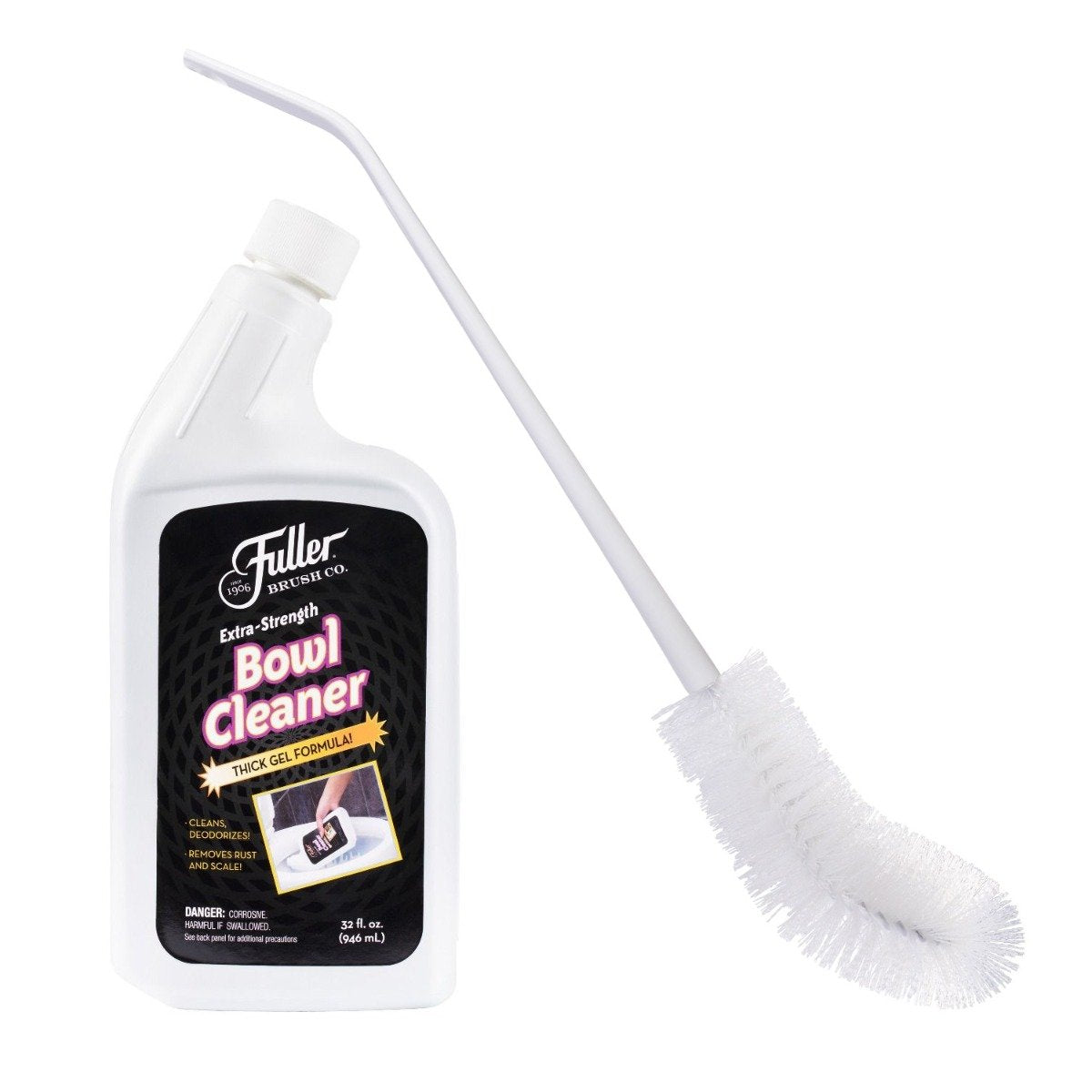Extra Strength Bowl Cleaner & Bent Tip Bowl Brush-Cleaning Agents-Fuller Brush Company