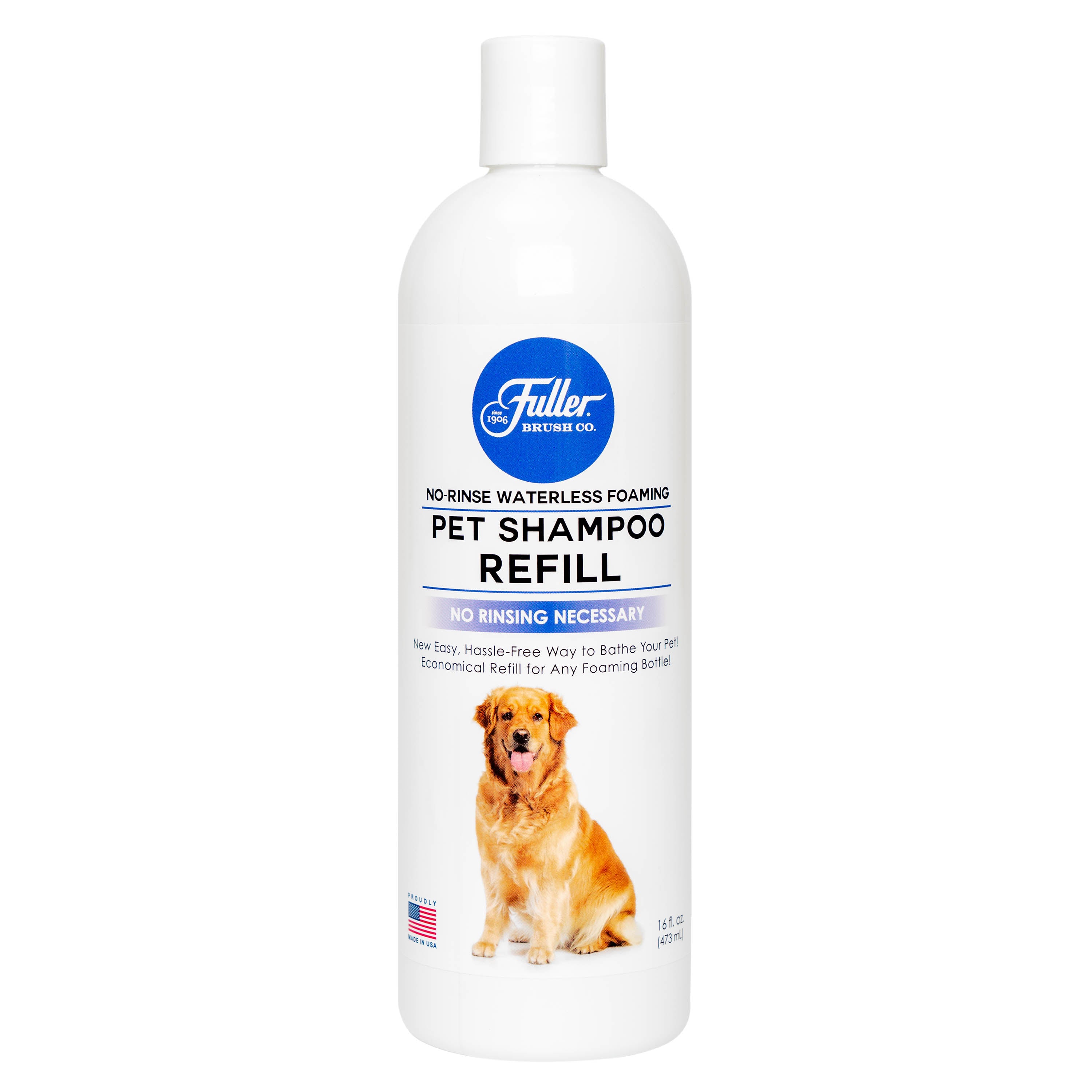 Waterless No-Rinse Foaming Pet Shampoo For Dogs - Refill Bottle (16 fl. oz.)