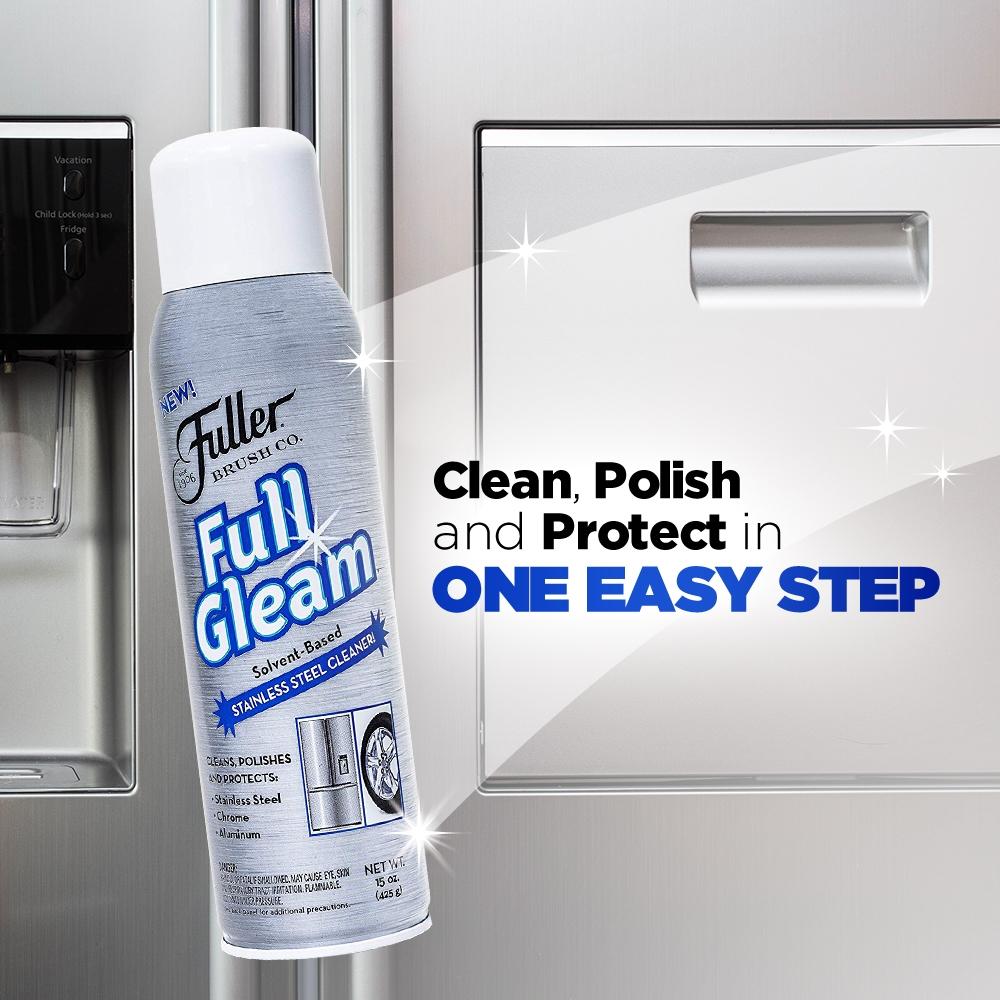 Full Gleam Stainless Steel Cleaner Spray and Polish - Cleans & Protects-Cleaning Agents-Fuller Brush Company