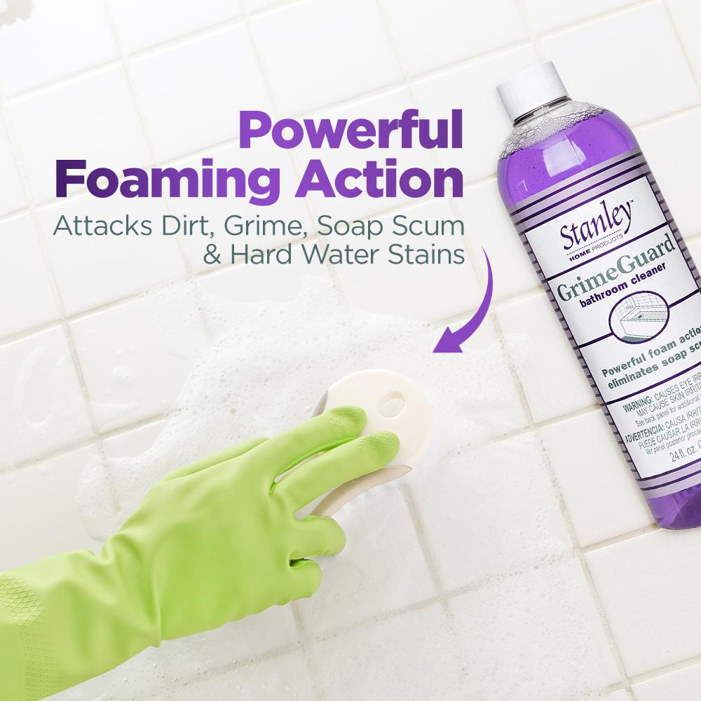 GrimeGuard Bathroom Cleaner + Tub & Shower E-Z Scrubber