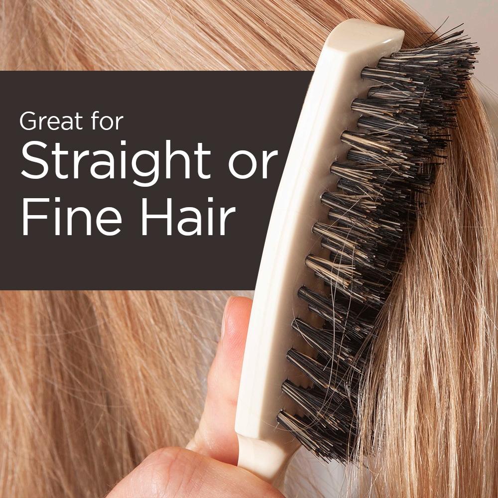 House of Fuller® Lustrebrush Professional Hairbrush With Natural Boars ...