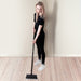 Kitchen Broom Black Light Compact. With 2 Piece Threaded Steel Handle-Brooms-Fuller Brush Company
