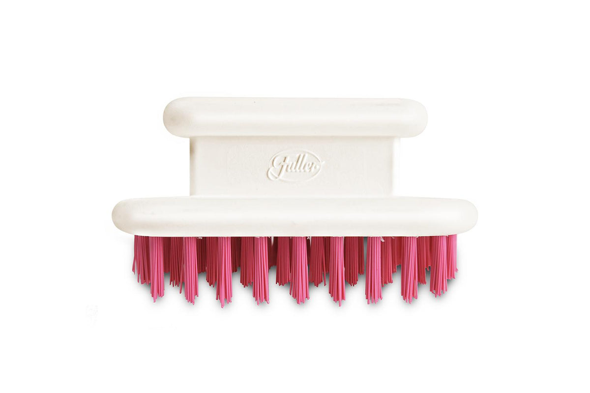 Pink Scrubbing Brush Hand Held Cleaning Brush Stiff Bristle