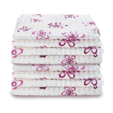 Pretty & Pink Quilted Reusable Cloths - Set of 2 (8 towels total)-Other Cleaning Supplies-Fuller Brush Company