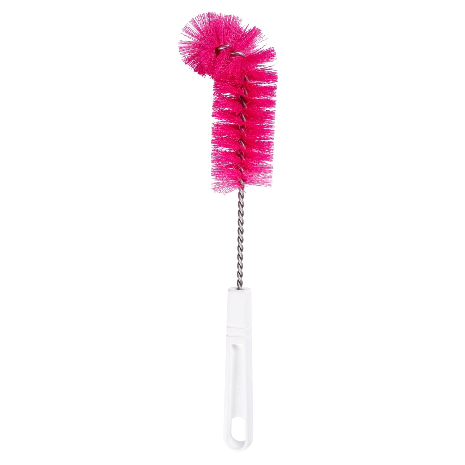 Pretty & Pink Soft Bristle Scrub Brush with Scraper - Scratch Free