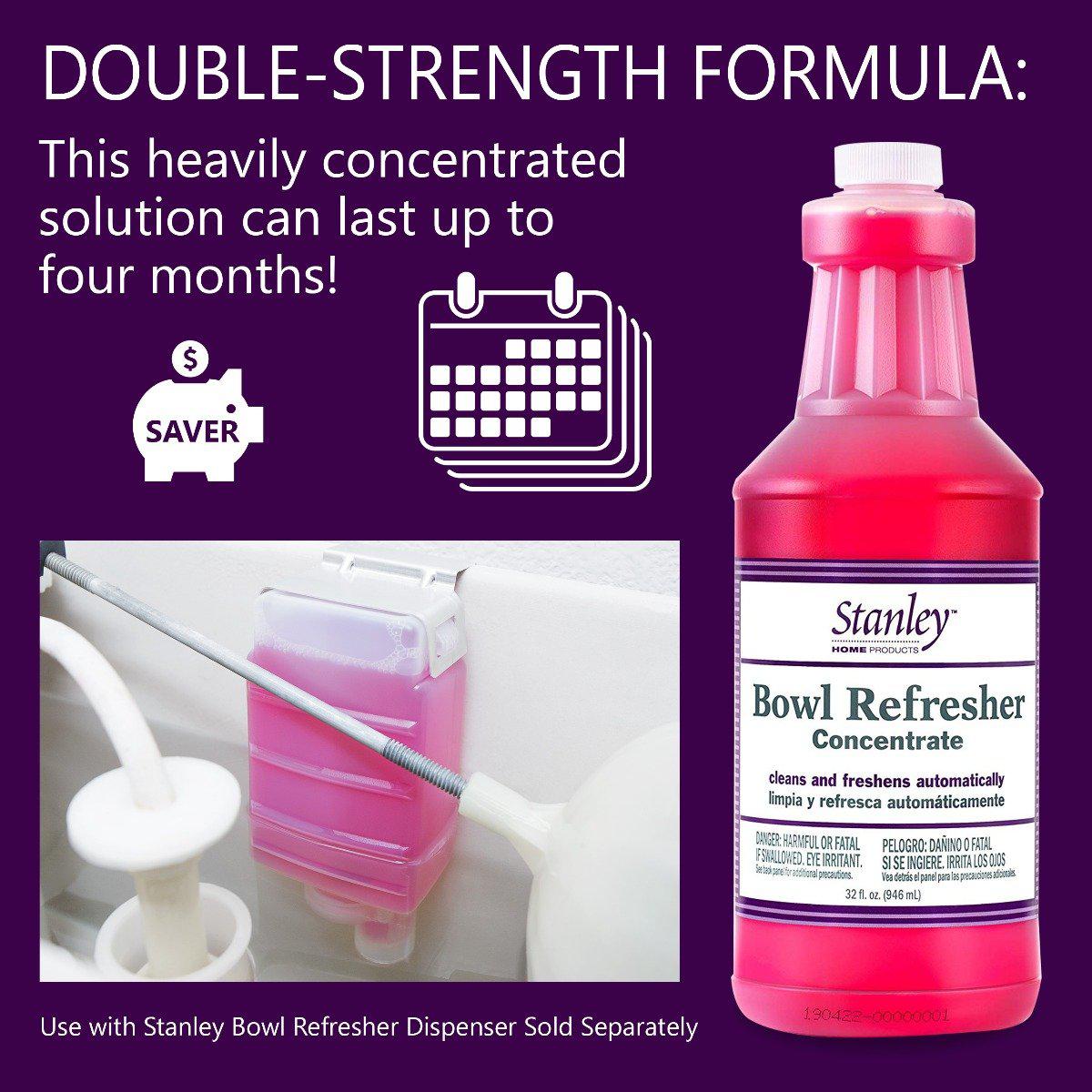 Toilet Bowl Cleaner & Deodorizer, Bowl Refresher Concentrate 32 oz ...