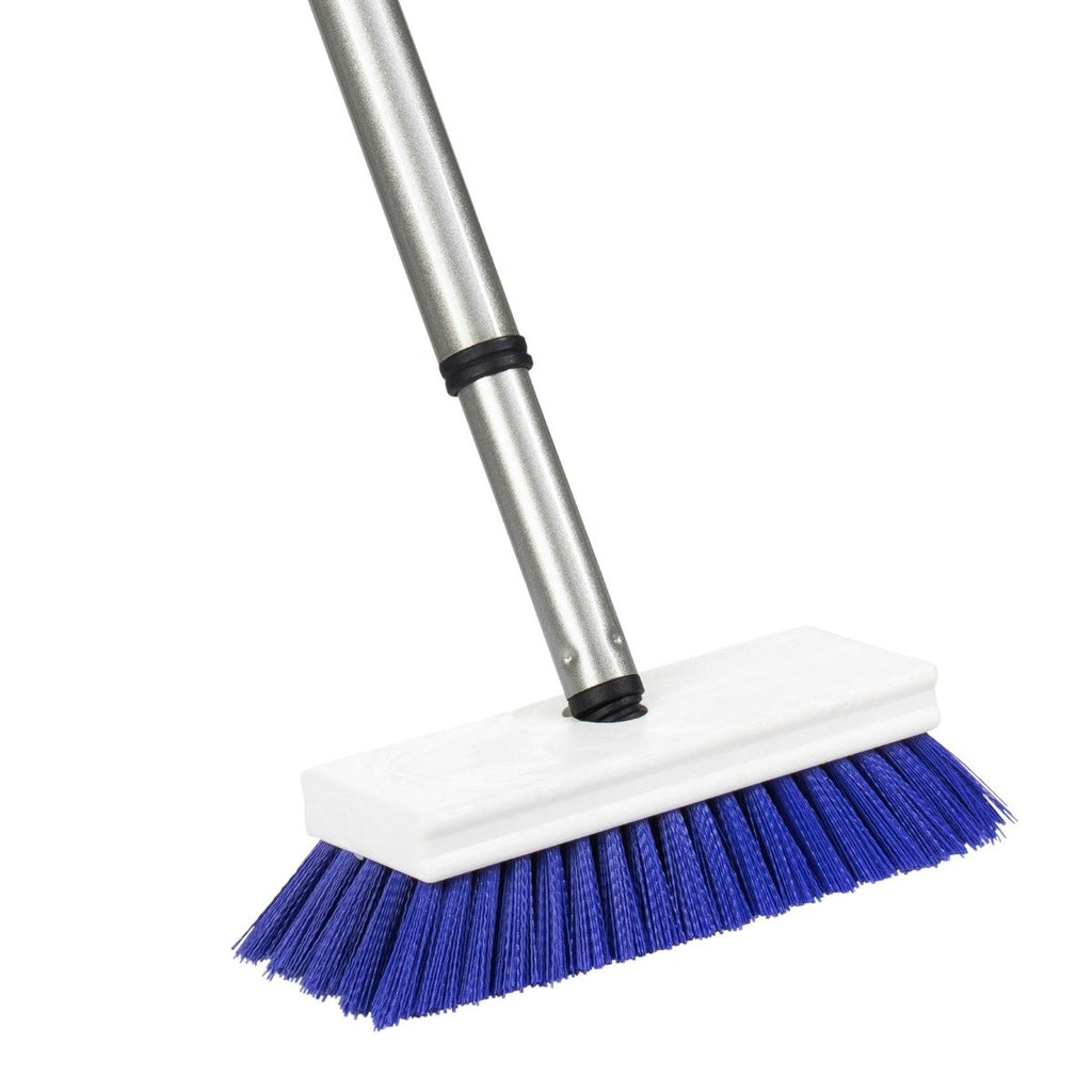 Scrub Cleaning Brush with Long Handle 3 in 1 carpet Shower Cleaning Tub  Tile Scrubber Brush
